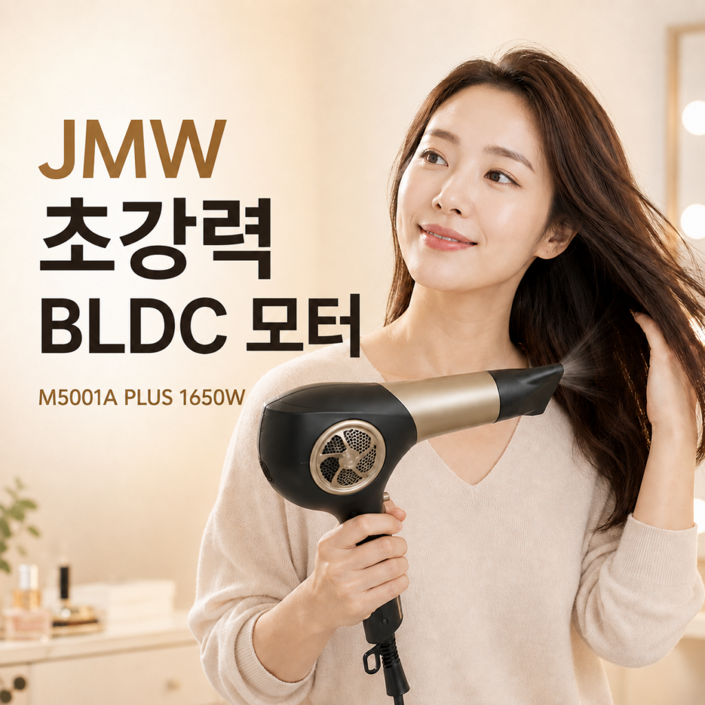 초강력 BLDC 항공모터 JMW M5001A PLUS 헤어드라이기 제품 이미지