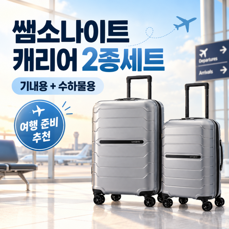 쌤소나이트 OC2LITE 캐리어 2종세트 추천｜기내용·수하물용 여행가방