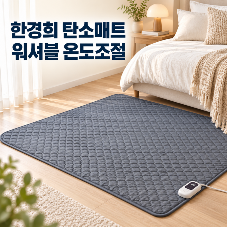 한경희 EMF 전자파 차단  워셔블 온도조절 탄소매트 전기장판 SS