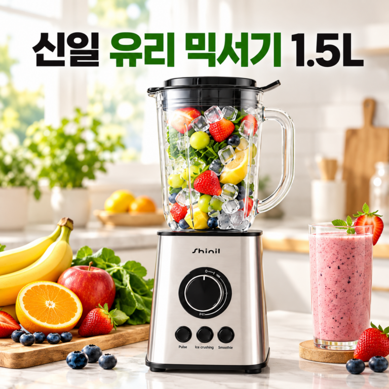 신일 가정용 소형 블렌더 유리 믹서기 1.5L (SMX-BL15) 추천